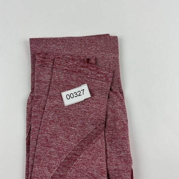 Leggings Womens Red Compression - Picture 8 of 8